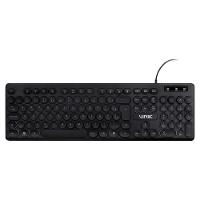 Teclado USB TC200 Slim Multimídia Teclas Redondas LED VINIK - 3