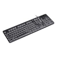 Teclado USB TC200 Slim Multimídia Teclas Redondas LED VINIK - 4
