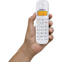 Telefone Sem Fio Branco com Identificador Intelbras TS3110 - 5