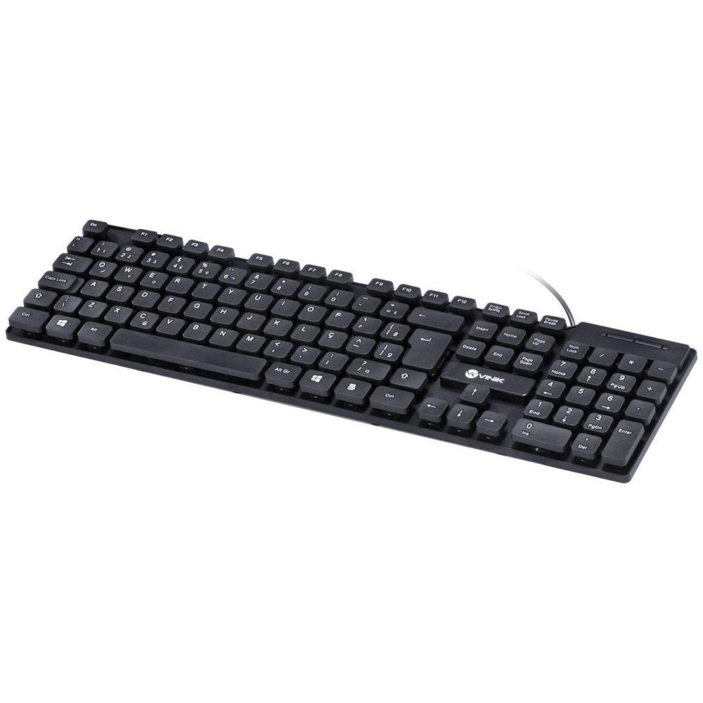 Teclado Dynamic Chocolate DT160 USB ABNT2 Preto Vinik - 4