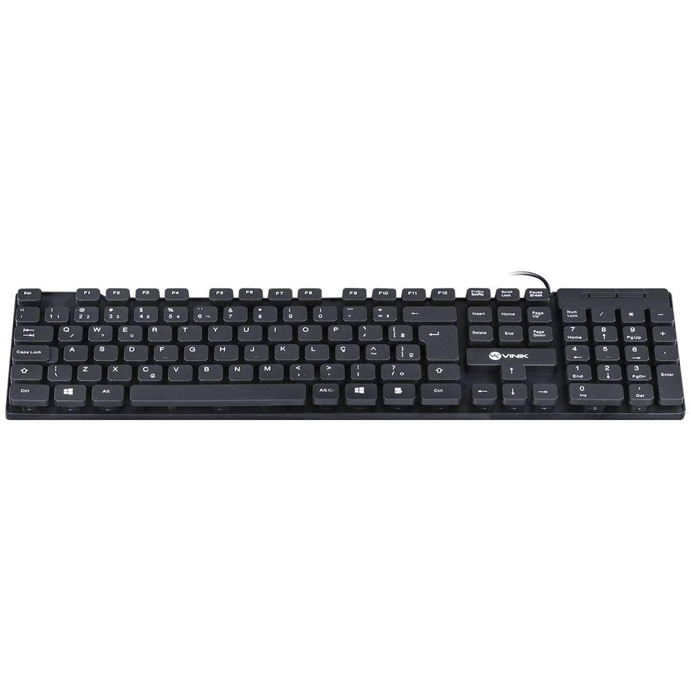 Teclado Dynamic Chocolate DT160 USB ABNT2 Preto Vinik - 5