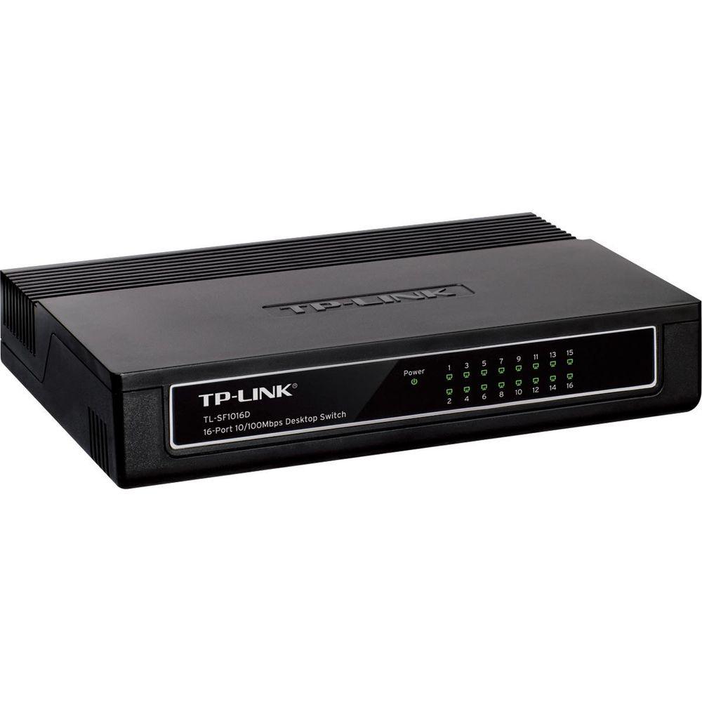 Switch Fast Ethernet 16 Portas 10 100Mbps TP-Link TL SF1016D - 1