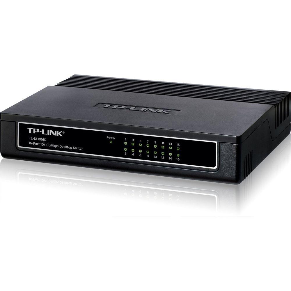 Switch Fast Ethernet 16 Portas 10 100Mbps TP-Link TL SF1016D - 2