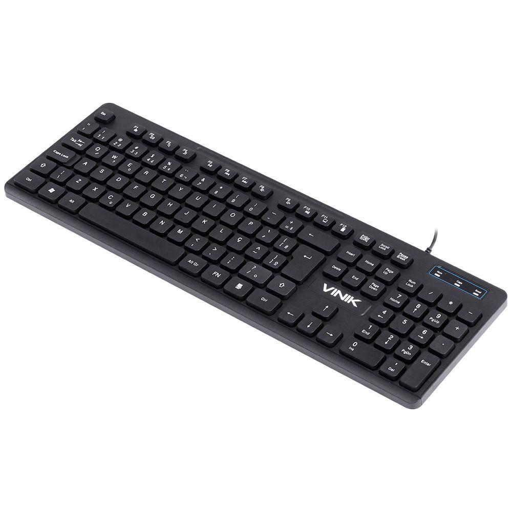 Teclado USB Multimidia Slim Vinik TC100 - 4