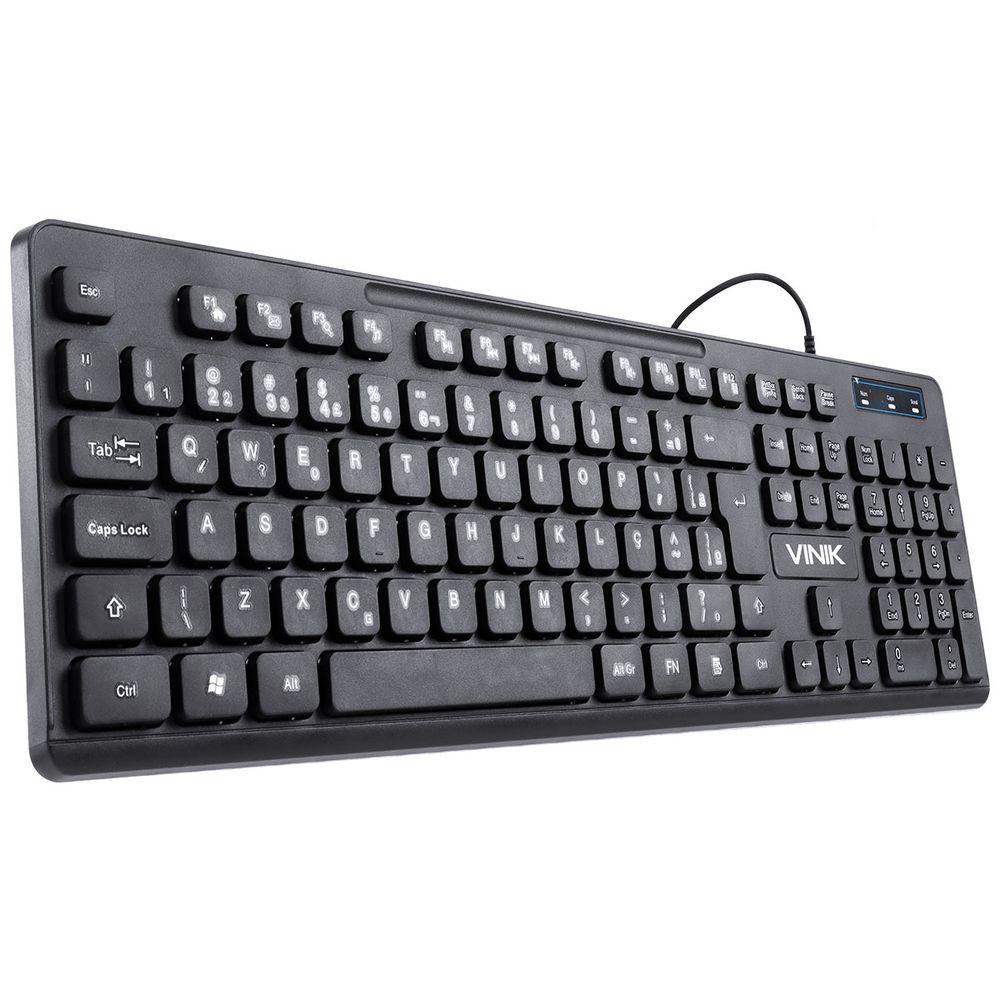 Teclado USB Multimidia Slim Vinik TC100 - 6