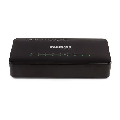 Switch 8 Portas Gigabit 10 100 1000 SG 800Q+ INTELBRAS
