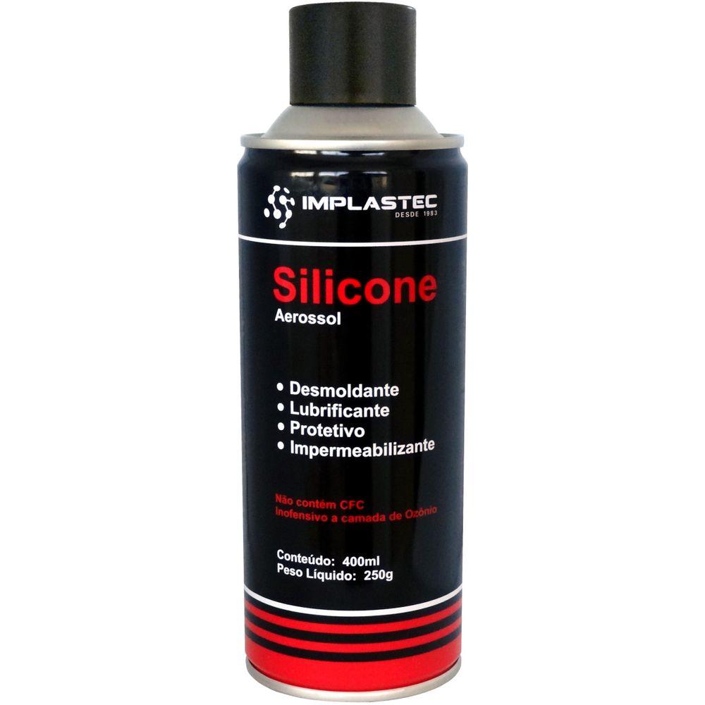 Silicone Aerossol 250g 400ml Proteção Multiuso IMPLASTEC - 1