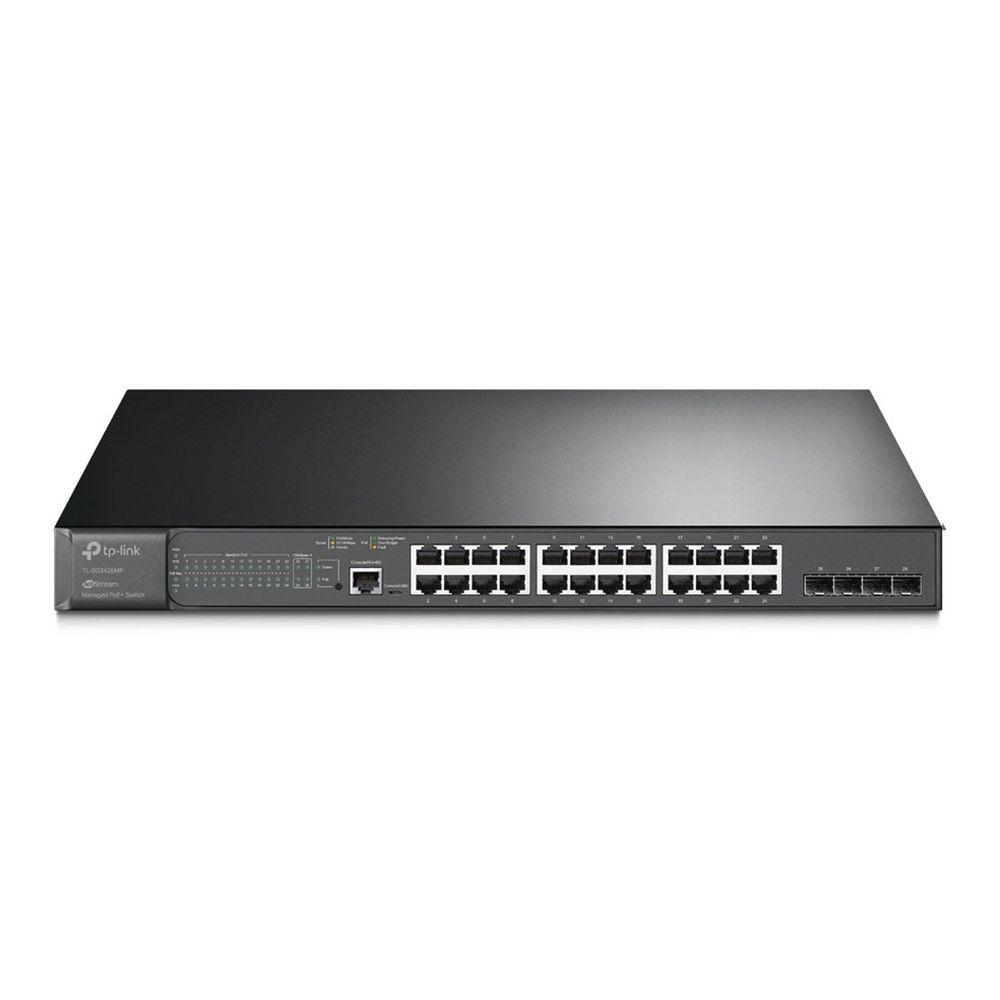 Switch Gerenciavel Gigabit L2+ 28P 24 PoE+ TPLink - 1