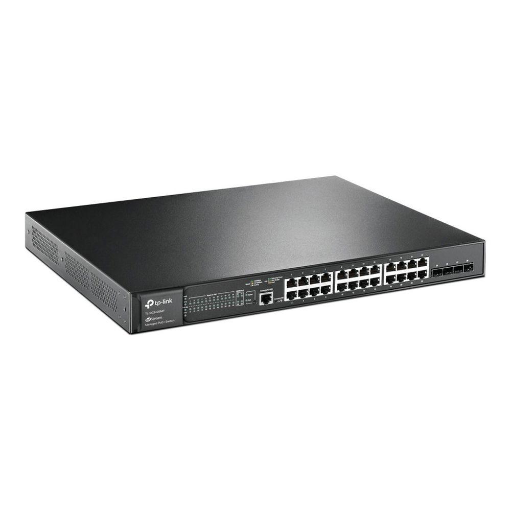 Switch Gerenciavel Gigabit L2+ 28P 24 PoE+ TPLink - 2