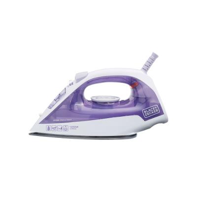 Ferro de Passar a Vapor Roxo - Black+Decker - Base Antiaderente - 1200W - 220V