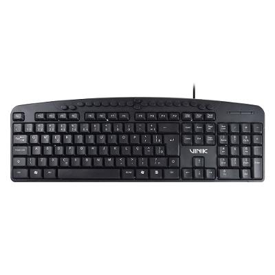 Teclado USB Multimidia Vinik Dynamic ABNT2 Preto 1.8m