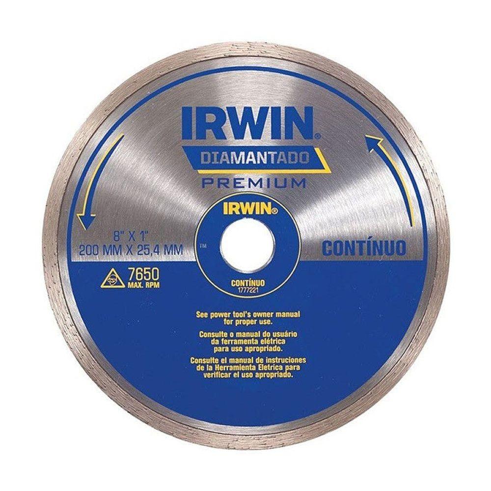 Disco Diamantado Liso Irwin Premium 200X25Mm Irwin - 1