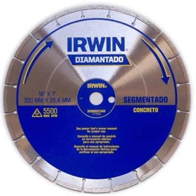 Disco Diamantado Con Irwin Premium 350X25.4Mm Irwin