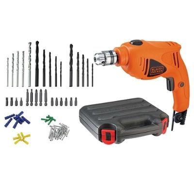 Furadeira De Impacto 3/8 (10Mm) 550W 220V Com 50 Acessórios + Maleta Black Decker
