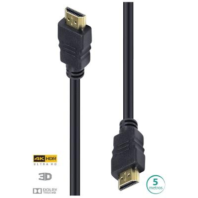 Cabo HDMI 2.0 4K 3D Ethernet 5m VINIK H205