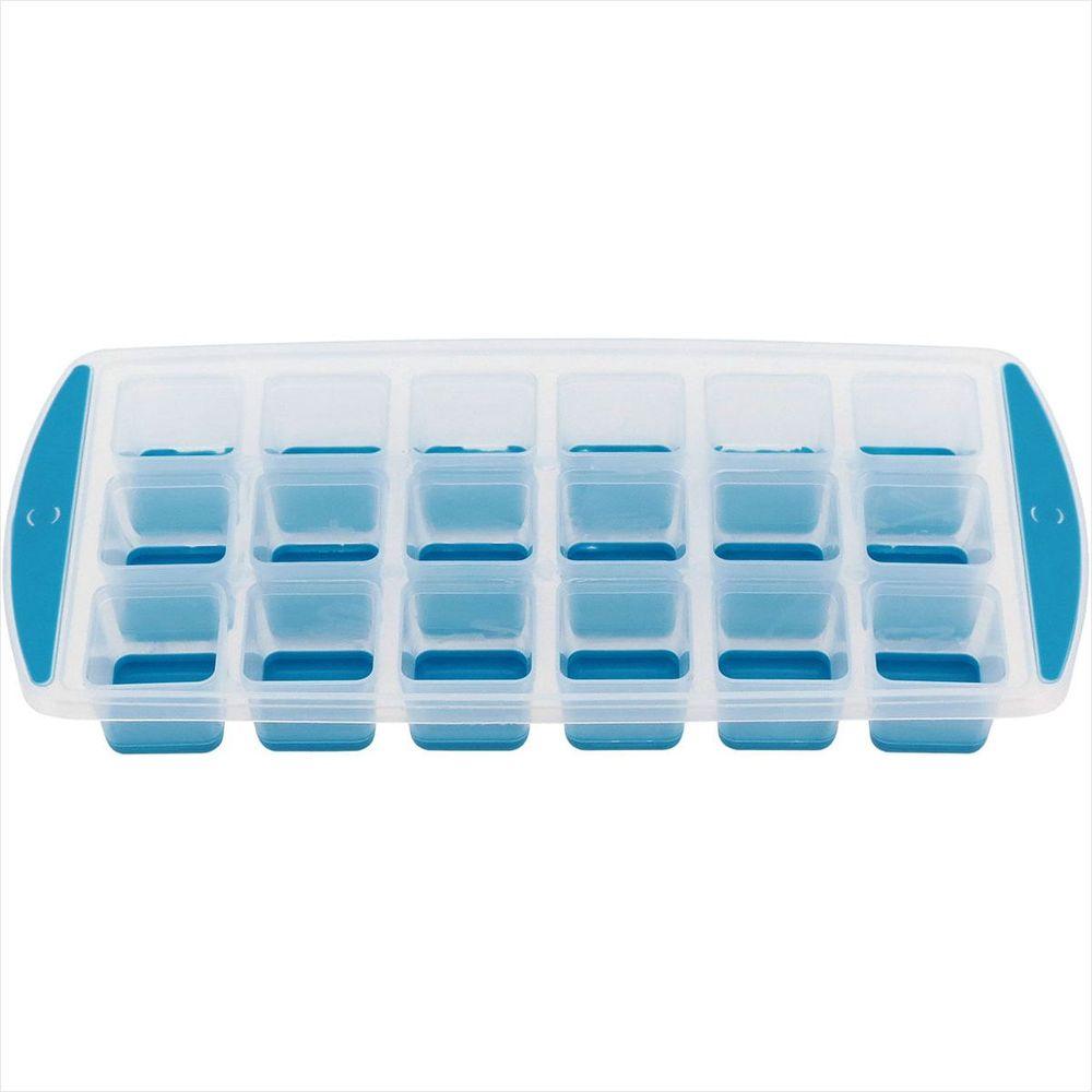Forma de Gelo Plástico 3x13x27cm Azul - 1