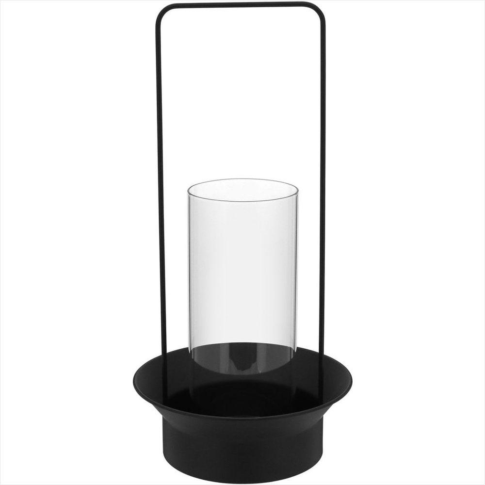 Castiçal Metal 50-25-25 centímetros Preto - 1