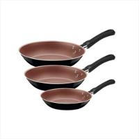 Jogo de Frigideiras Tramontina Caribe Alumínio 3 Peças - 1