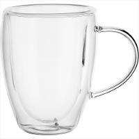 Caneca 270ml Borosilicato Transp Parede Dupla Clear - NH - 1