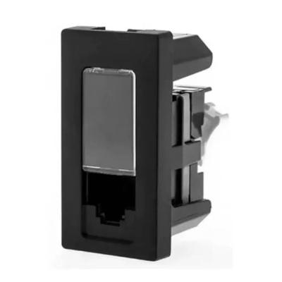 Tomada Dados LCS2 RJ45 Cat5e Legrand Pial Plus+ 1M Preta