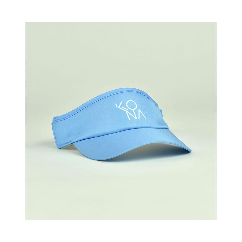 Viseira Beach Tennis Kona Kolors Aquarius Azul - Proteção UV - 2