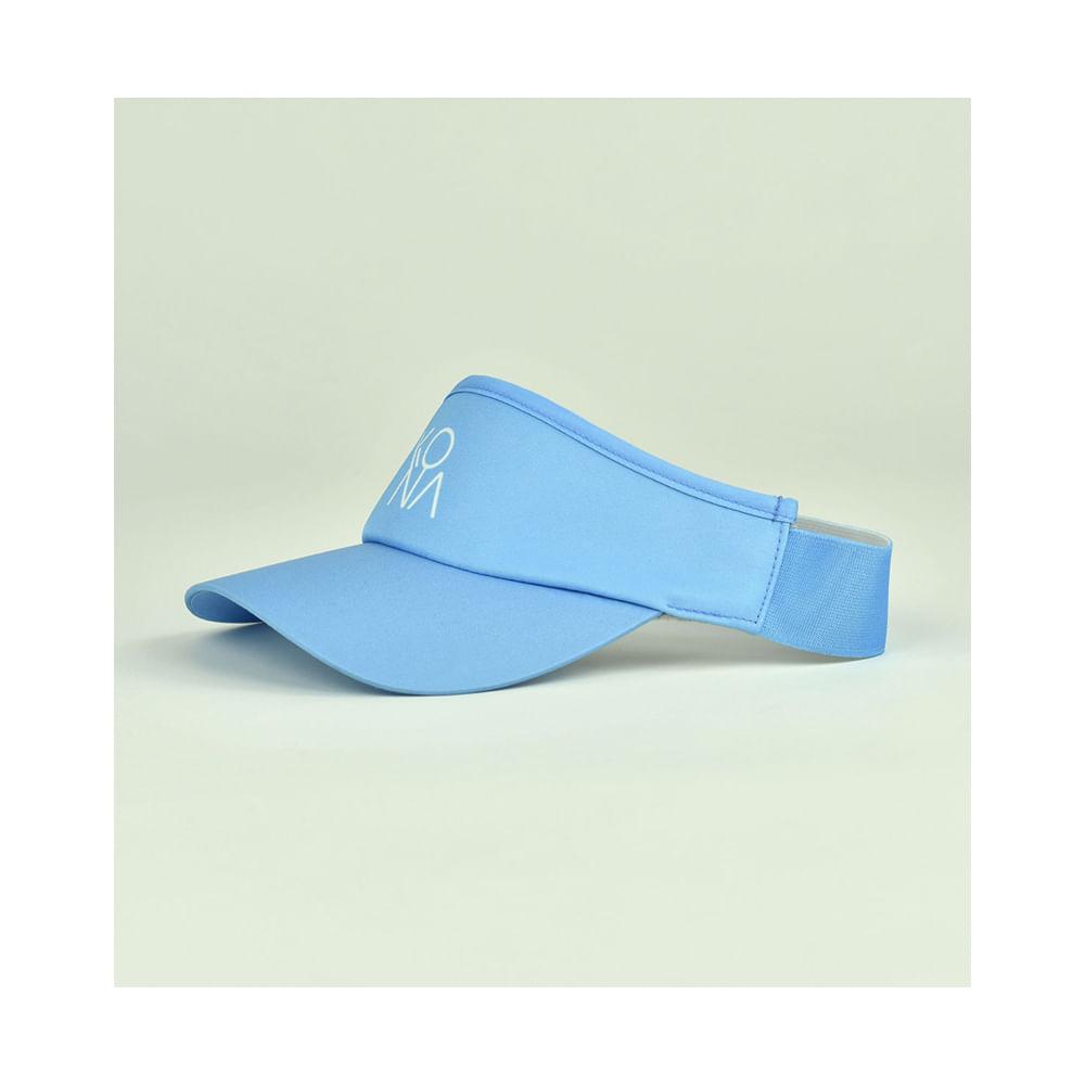 Viseira Beach Tennis Kona Kolors Aquarius Azul - Proteção UV - 3