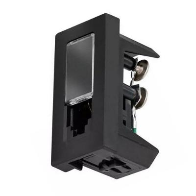 Tomada Telefone RJ11 4 Fios 1 Modulo Preta Legrand Pial Plus
