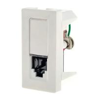 Tomada Telefone RJ11 2 Fios 1M Branca Legrand Pial Plus - 1