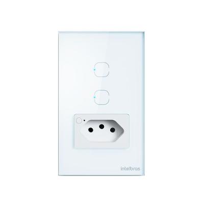Tomada Smart Wi-Fi 10A Branca ETS 2002 INTELBRAS