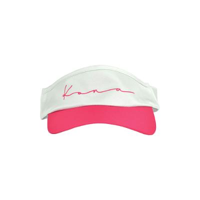 Viseira Beach Tennis Kona Kolors Branca - Proteção UV