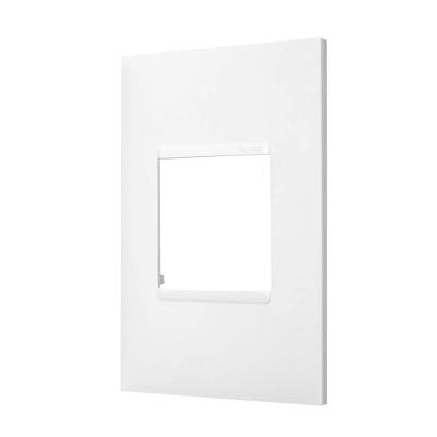 Placa 2 Postos 4x2 Branca Legrand Pial Plus