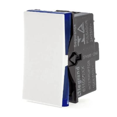 Interruptor Simples 10A 250V Branco Legrand Pial Plus+