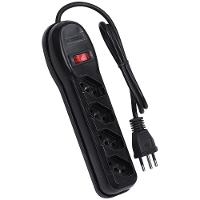 Filtro de Linha 4 Tomadas Cabo 1m PP 075mm VINIK - 1