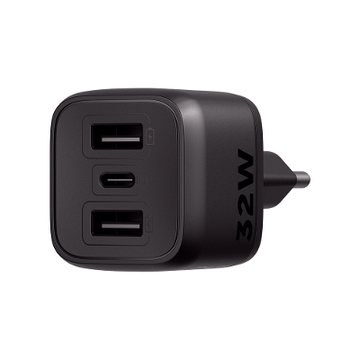Carregador Ultrarrapido 32W 3 Portas USB Intelbras EC12