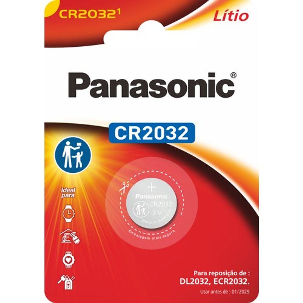 Bateria Lithium 3V CR2032 PANASONIC - 1