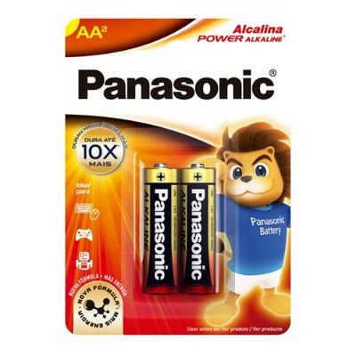PILHA ALCALINA AA PANASONIC 2