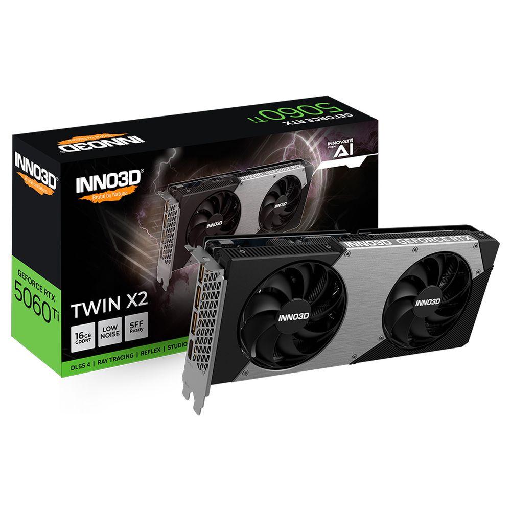 GPU GeForce RTX 5060 Ti 16GB GDDR7 X2 Inno3d - 3