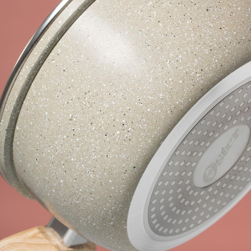 Caçarola 4,5L 24CM Marble Cinza Dust Oster - 3