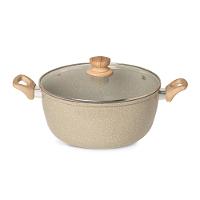 Caçarola 4,5L 24CM Marble Cinza Dust Oster - 1