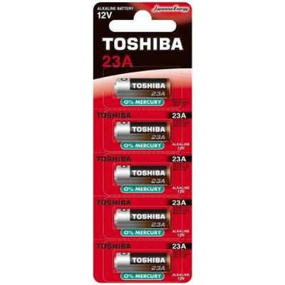 Pilha Alcalina 12V 23A (Com5 Pilhas) Toshiba