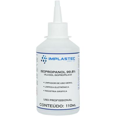 Álcool Isopropílico 110ml Bico Aplicador Implastec