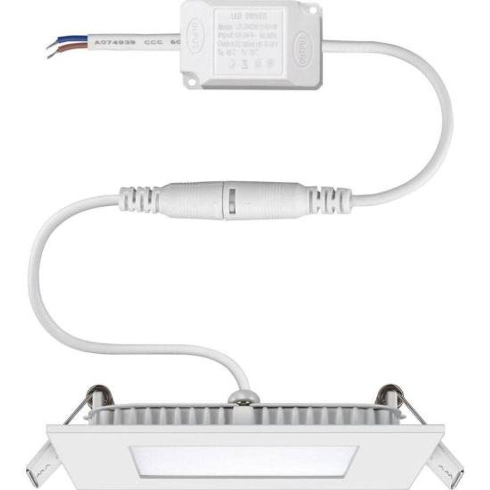 Painel Plafon Led 18w 6500k Embutir Quadrada Elgin - 3