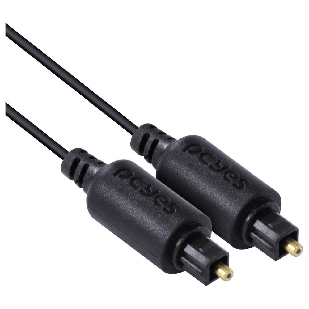 Cabo Óptico Digital Toslink PCYES POD 1 1 Metro - 4