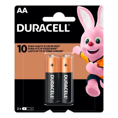 Pilha Alcalina 1.5V AA MN1500 com 2 Pilhas Duracell