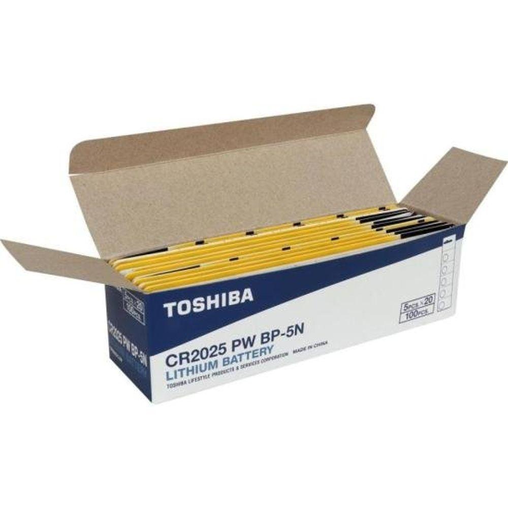 Pilha Moeda Lithium 3V CR2025 (Com5 Pilhas) Toshiba - 9