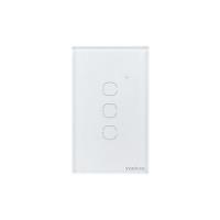 Interruptor Smart Wi-Fi Touch Intelbras 3 Branco EWS 1003 - 1