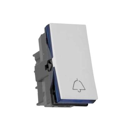 Pulsador Campainha 2A 250V 1 Modulo Branca Legrand Pial Plus