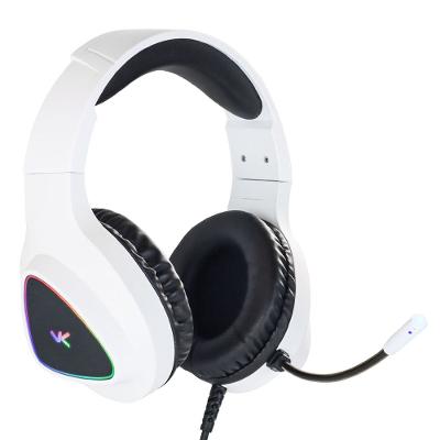 Headset Gamer GH802 USB 7.1 RGB Branco Vinik