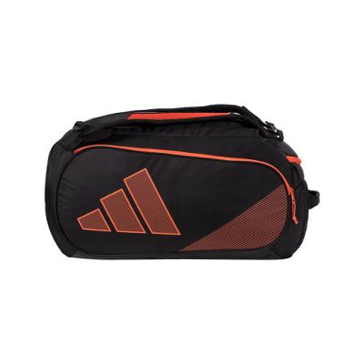 Raqueteira de Padel e Beach Tennis Adidas ProTour Preto e Laranja