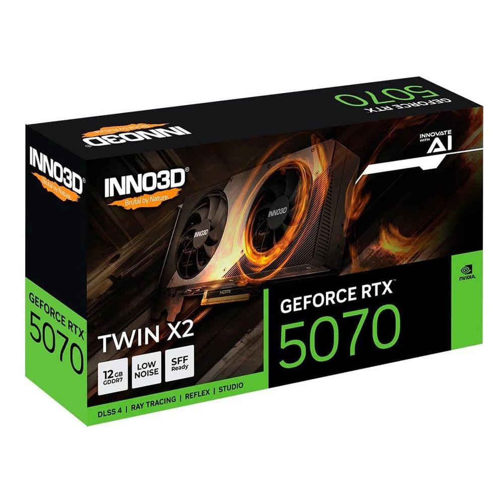 GPU RTX 5070 Twin X2 12GB GDDR7 Inno3d - 3